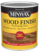 Minwax Wood Finish 700444444 Wood Stain, English Chestnut, Liquid, 1 qt, Can